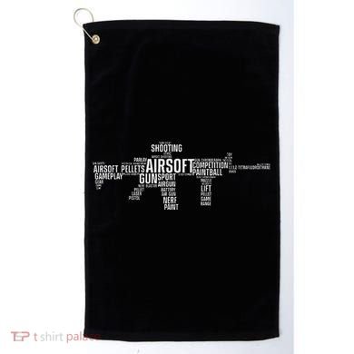 Best Airsoft Design Tactical Airsoft Gun Lover Golf Towel