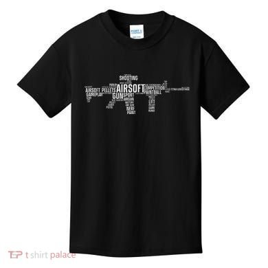 Best Airsoft Design Tactical Airsoft Gun Lover Kids T-Shirt