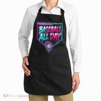 Baseball All Day Ice Cream Dripping Drip Apron thumb 2