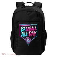 Baseball All Day Ice Cream Dripping Drip Backpack thumb 0