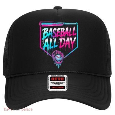 Baseball All Day Ice Cream Dripping Drip Hat