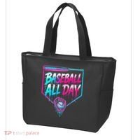 Baseball All Day Ice Cream Dripping Drip Tote Bag thumb 3