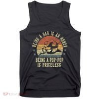 Being A Dad Is An Honor Being A Poppop Is Priceless Poppop Tank Top thumb 0