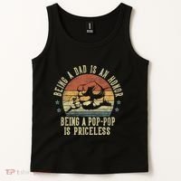 Being A Dad Is An Honor Being A Poppop Is Priceless Poppop Tank Top thumb 2
