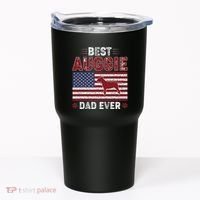 Best Auggie Dad Ever American Flag Dog Dad Tumbler thumb 0