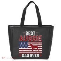 Best Auggie Dad Ever American Flag Dog Dad Tote Bag thumb 0