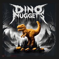 Black Aesthetic Dino Nuggets Death Metal Music Chicken Nugs Women's Hoodie thumb 2