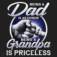 Being A Dad Is An Honor Being A Grandpa Is Priceless Beanie thumb 2