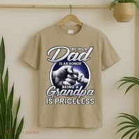 Being A Dad Is An Honor Being A Grandpa Is Priceless T-Shirt thumb 2