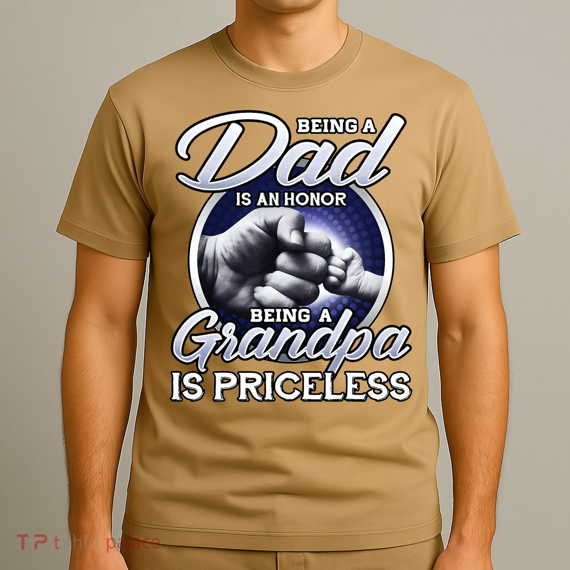 Being A Dad Is An Honor Being A Grandpa Is Priceless T-Shirt