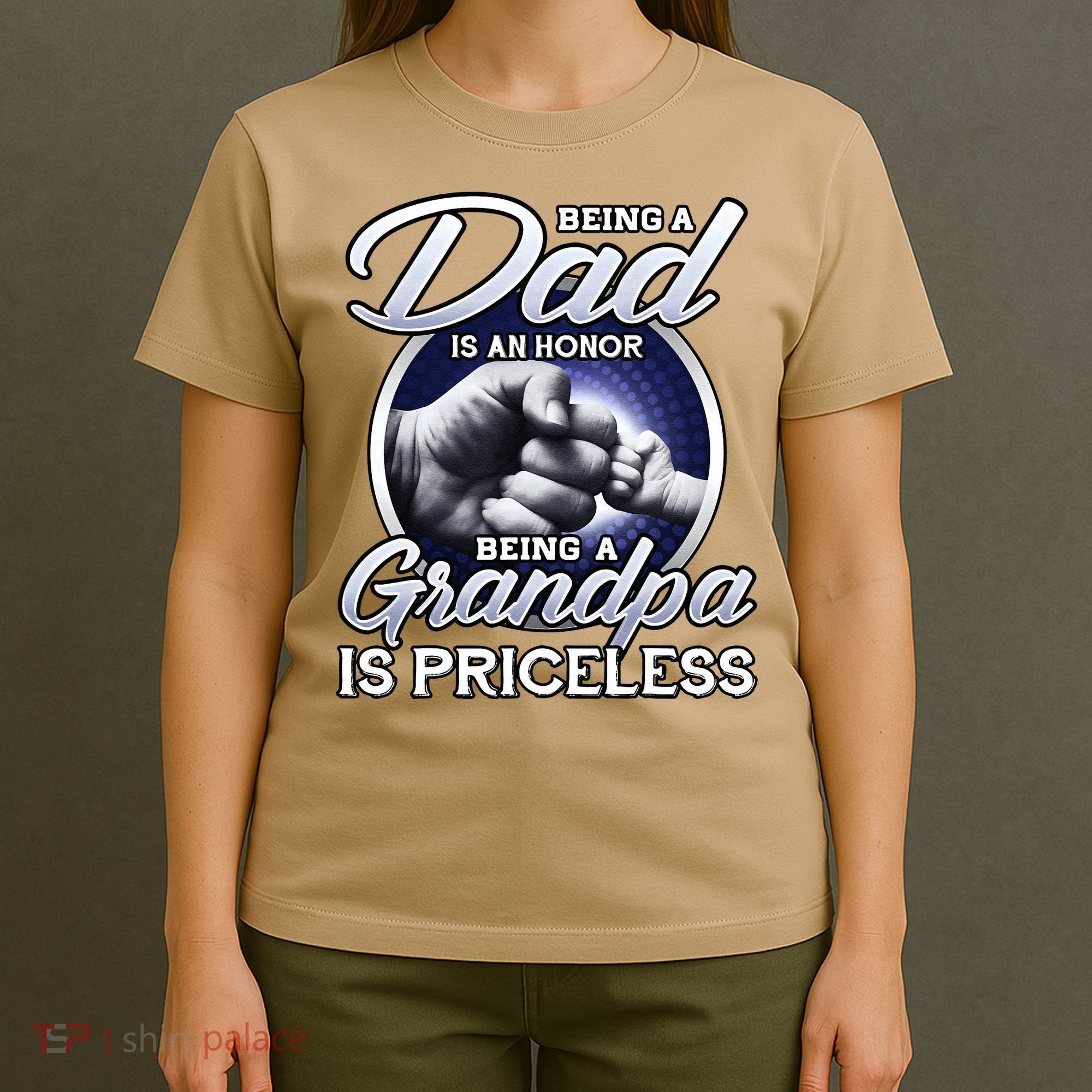 Being A Dad Is An Honor Being A Grandpa Is Priceless T-Shirt