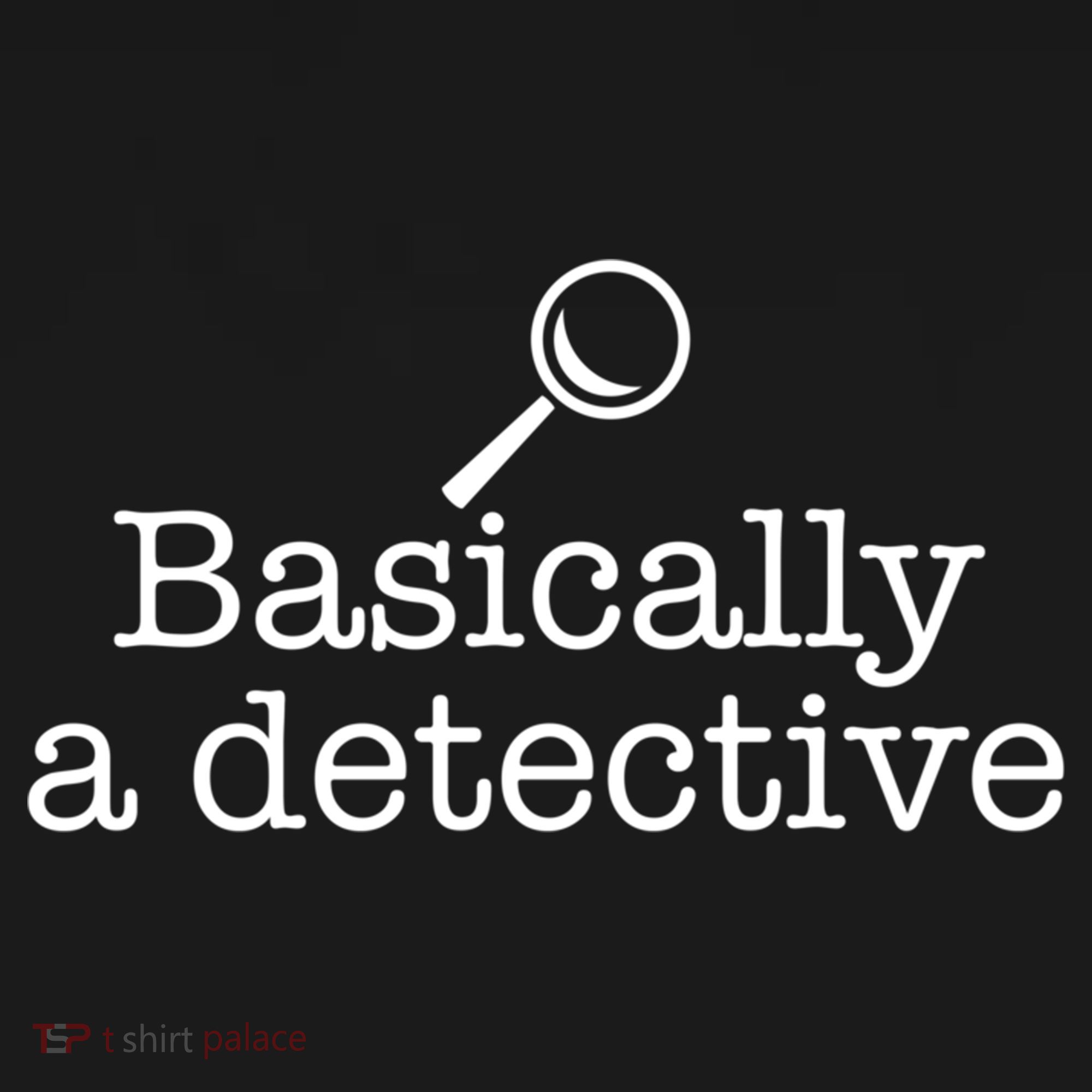Basically A Detective True Crime Fan Funny Mystery Meme Gift Women's Hoodie