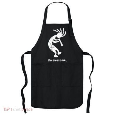 Be Awesome Dancing Kokopelli Southwestern Distressed Design Apron