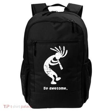 Be Awesome Dancing Kokopelli Southwestern Distressed Design Backpack
