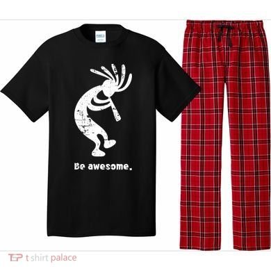 Be Awesome Dancing Kokopelli Southwestern Distressed Design Pajama Set