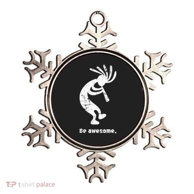 Be Awesome Dancing Kokopelli Southwestern Distressed Design Ornament