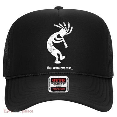 Be Awesome Dancing Kokopelli Southwestern Distressed Design Hat