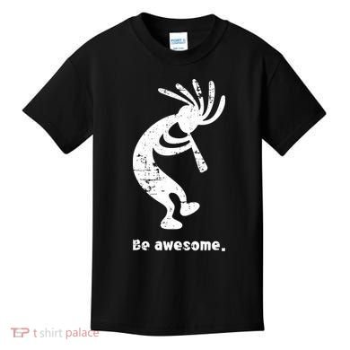 Be Awesome Dancing Kokopelli Southwestern Distressed Design Kids T-Shirt