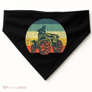 Best Atv Design 4 Wheeler Atv Quad Racing USA-Made Doggie Bandana