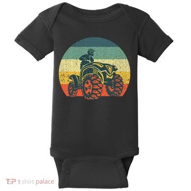 Best Atv Design 4 Wheeler Atv Quad Racing Baby Bodysuit