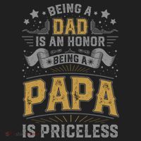 Being A Dad Is An Honor Being A Papa Is Priceless Humor Gift Hat thumb 2