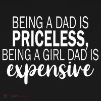 Being A Dad Is Priceless Being A Girl Dad Is Expensive Funny Gift Coaster thumb 2