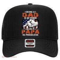 Being A Dad Is An Honor Being A Papa Is Priceless Gift Hat thumb 0