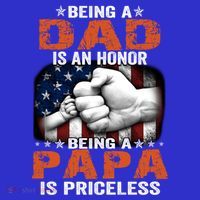 Being A Dad Is An Honor Being A Papa Is Priceless Gift Toddler Hoodie thumb 2