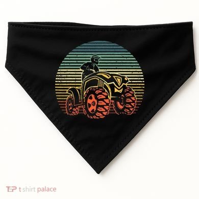 Best ATV Design 4 Wheeler ATV Quad Racing USA-Made Doggie Bandana