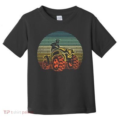 Best ATV Design 4 Wheeler ATV Quad Racing Toddler T-Shirt