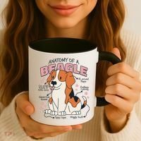 Beagle Anatomy Dog Coffee Mug thumb 3