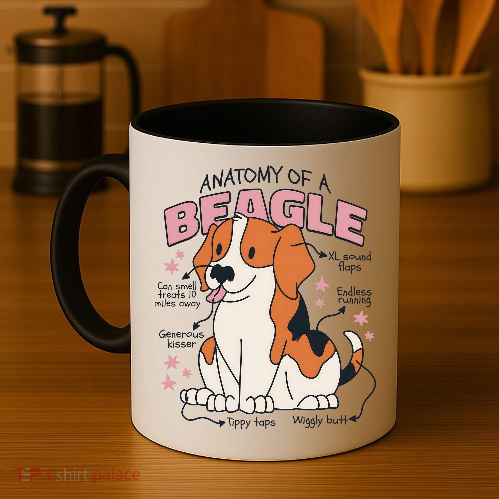Beagle Anatomy Dog Coffee Mug
