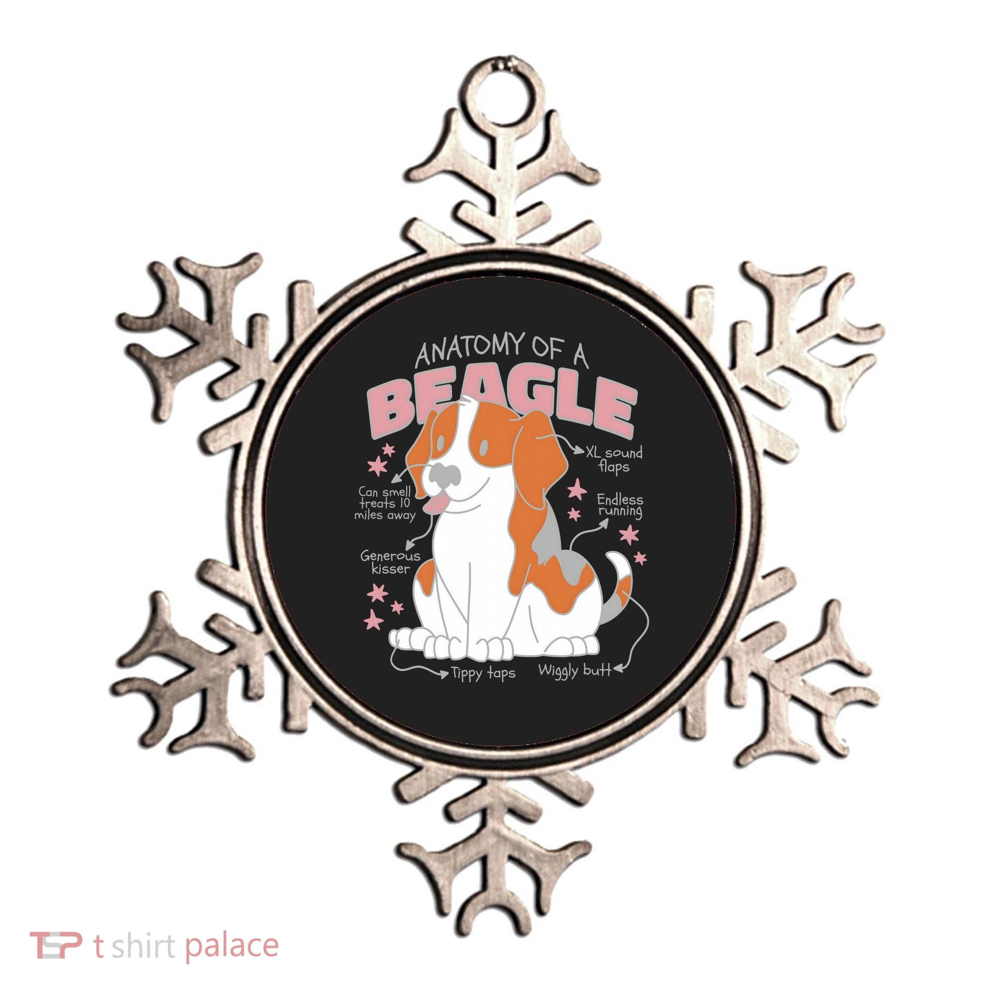 Beagle Anatomy Dog Ornament