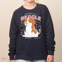 Beagle Anatomy Dog Women's Sweatshirt thumb 0