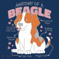 Beagle Anatomy Dog Doggie Tank thumb 4