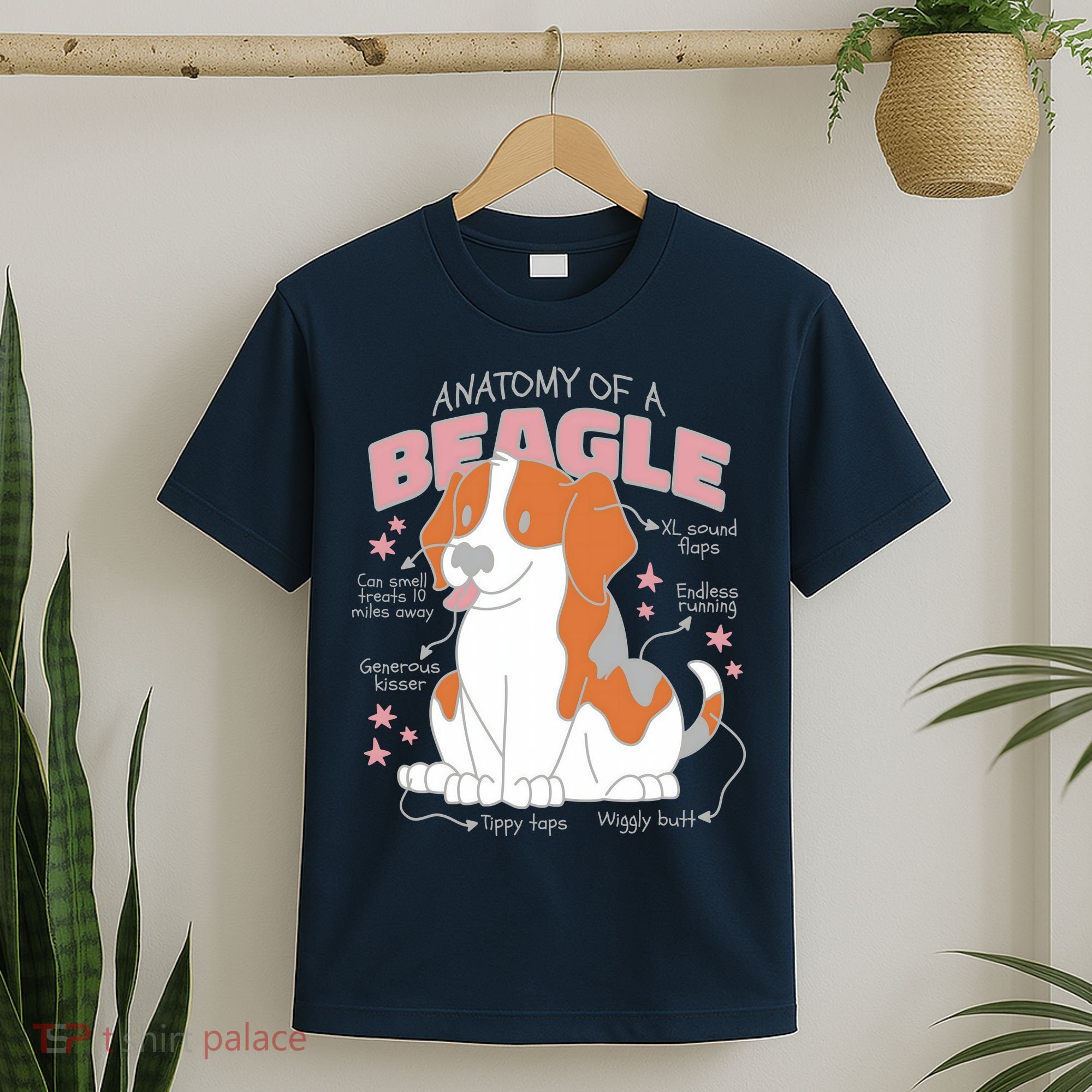 Beagle Anatomy Dog T-Shirt