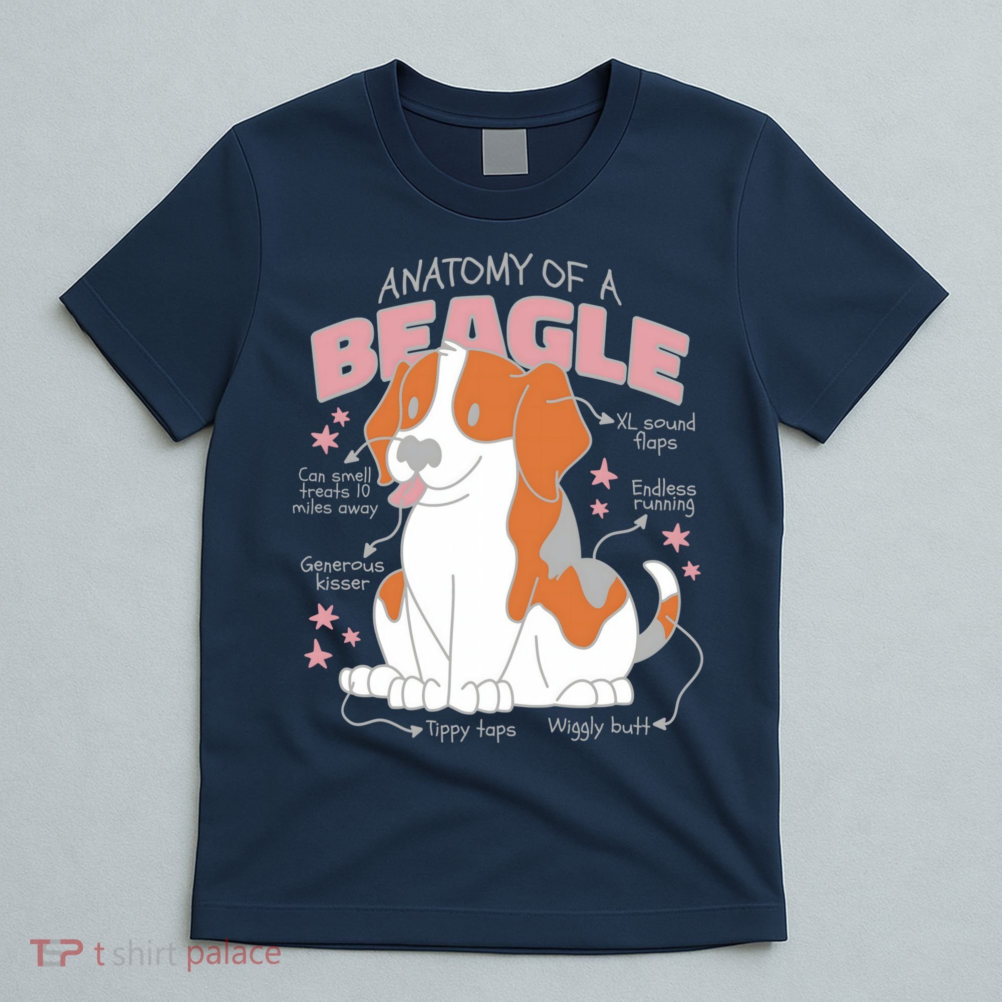 Beagle Anatomy Dog T-Shirt