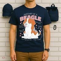 Beagle Anatomy Dog T-Shirt thumb 6
