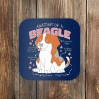 Beagle Anatomy Dog Coaster thumb 0