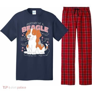 Beagle Anatomy Dog Pajama Set
