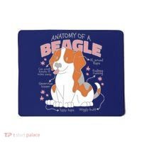 Beagle Anatomy Dog Mousepad thumb 0