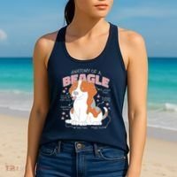 Beagle Anatomy Dog Women's Tank Top thumb 2
