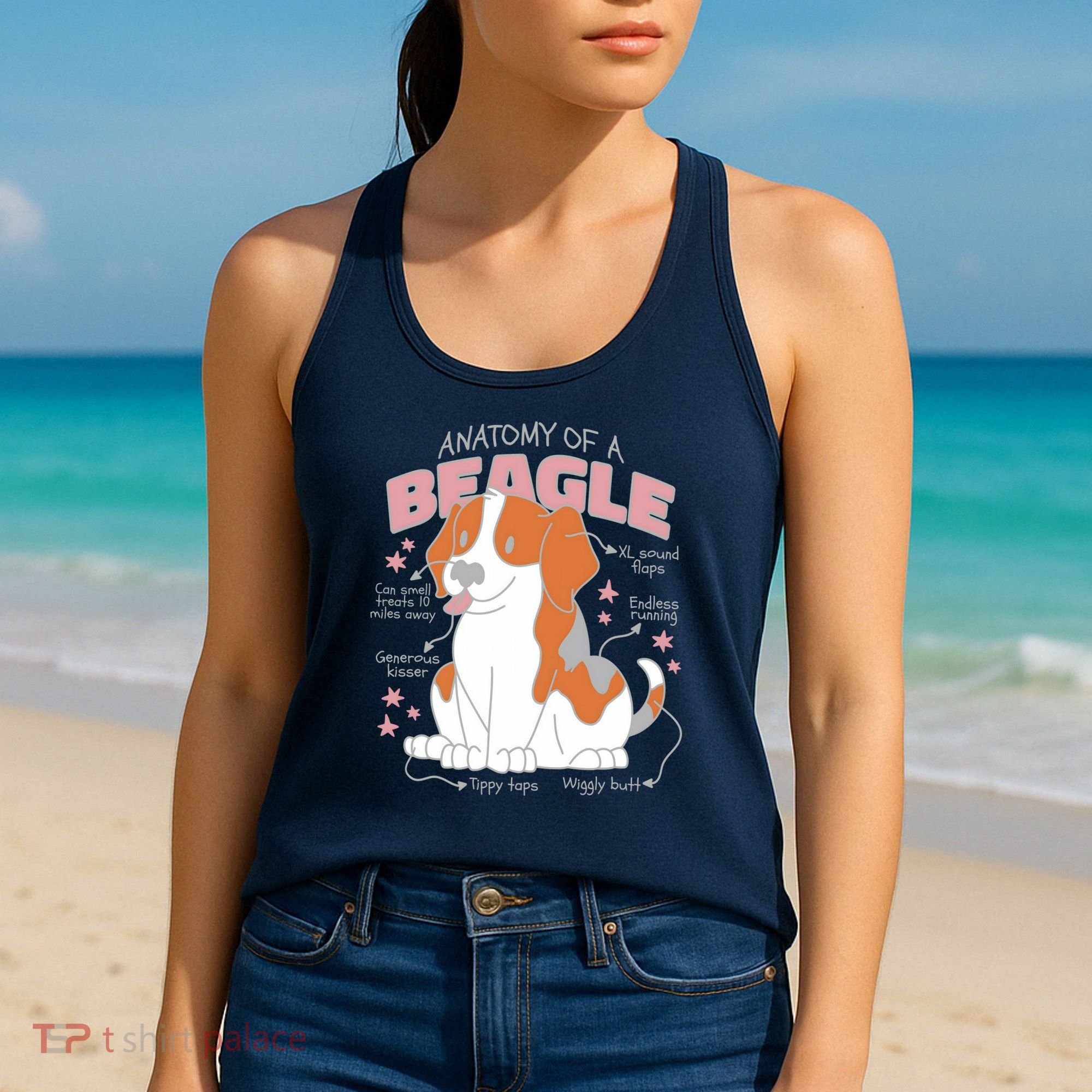 Beagle Anatomy Dog Women's Tank Top