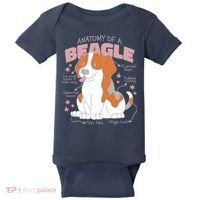 Beagle Anatomy Dog Baby Bodysuit thumb 0