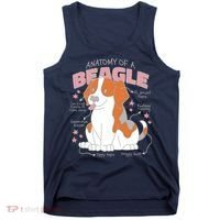 Beagle Anatomy Dog Tank Top thumb 0