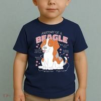 Beagle Anatomy Dog Toddler T-Shirt thumb 2
