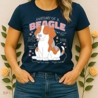 Beagle Anatomy Dog Women's T-Shirt thumb 2