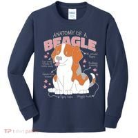 Beagle Anatomy Dog Kids Long Sleeve Shirt thumb 0