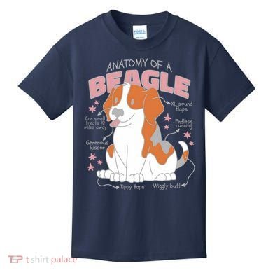 Beagle Anatomy Dog Kids T-Shirt