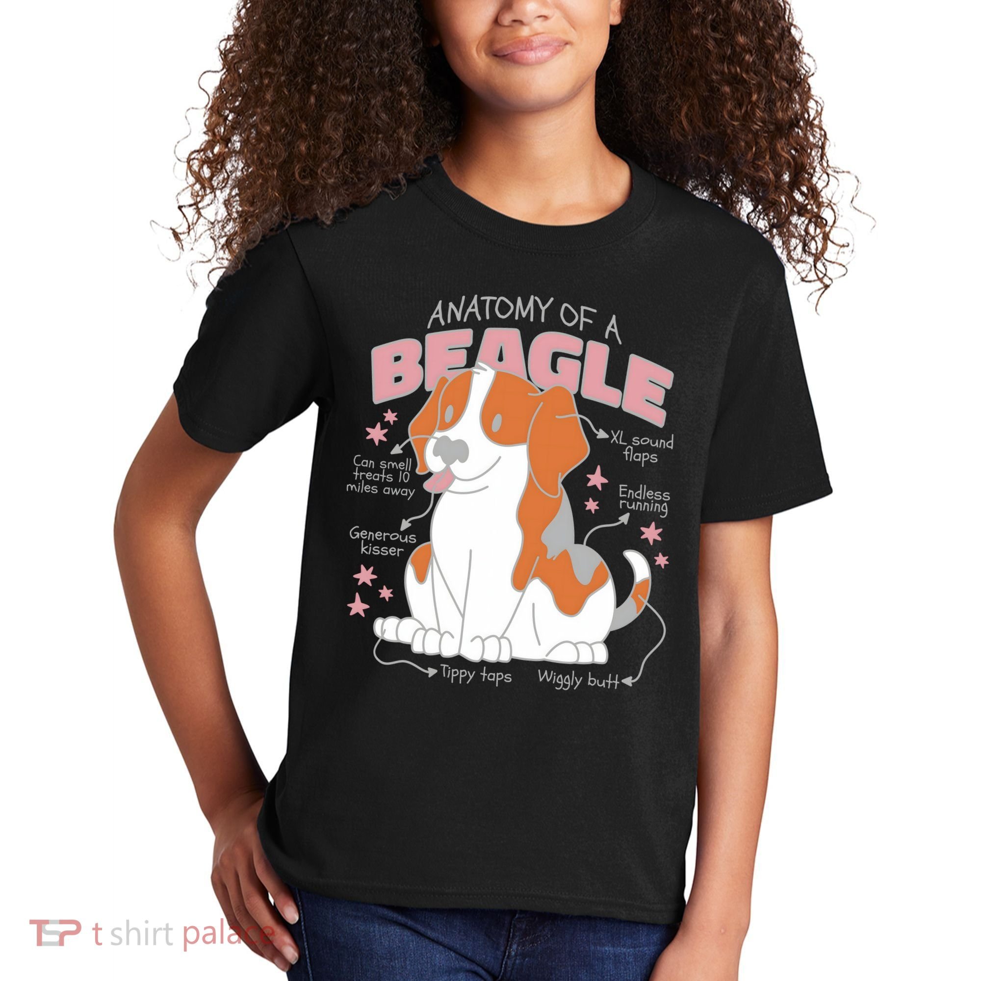 Beagle Anatomy Dog Kids T-Shirt